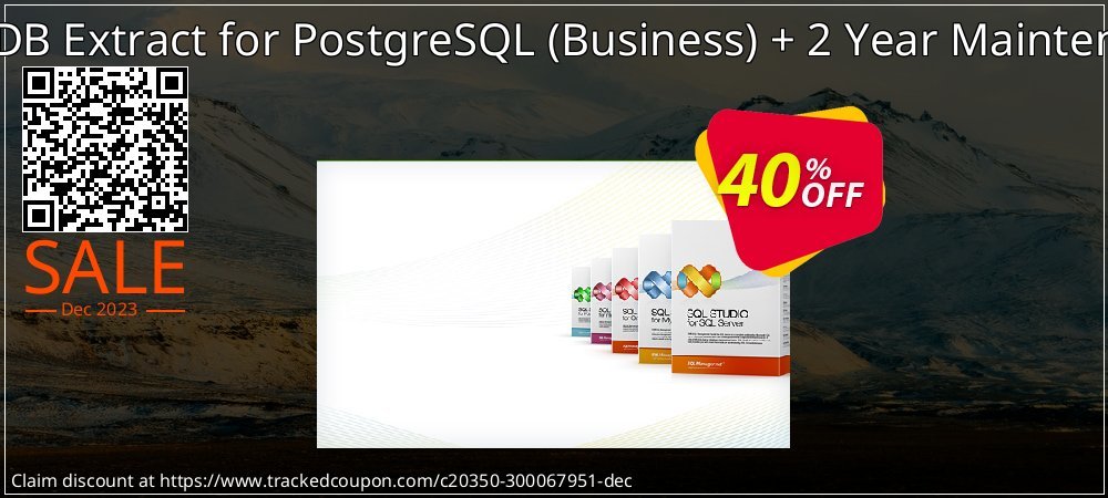 EMS DB Extract for PostgreSQL - Business + 2 Year Maintenance coupon on Programmers' Day offering discount