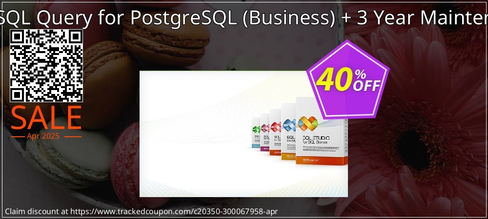 EMS SQL Query for PostgreSQL - Business + 3 Year Maintenance coupon on Easter Day offering sales