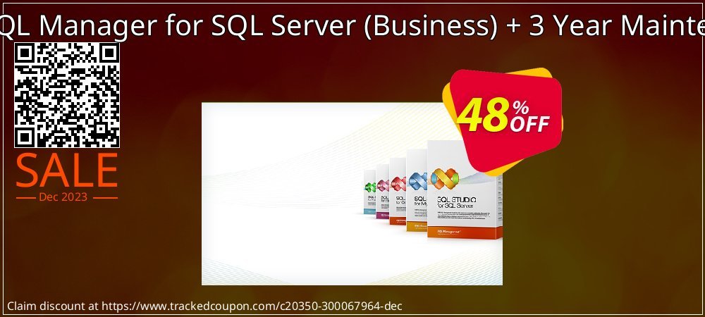 EMS SQL Manager for SQL Server - Business + 3 Year Maintenance coupon on April Fools' Day deals