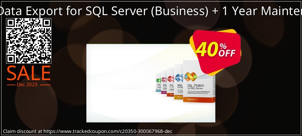 EMS Data Export for SQL Server - Business + 1 Year Maintenance coupon on Egg Day promotions