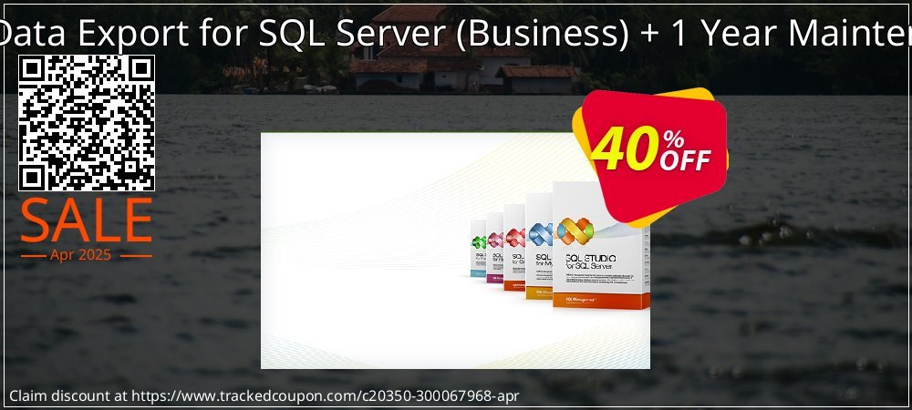 EMS Data Export for SQL Server - Business + 1 Year Maintenance coupon on Virtual Vacation Day offering sales