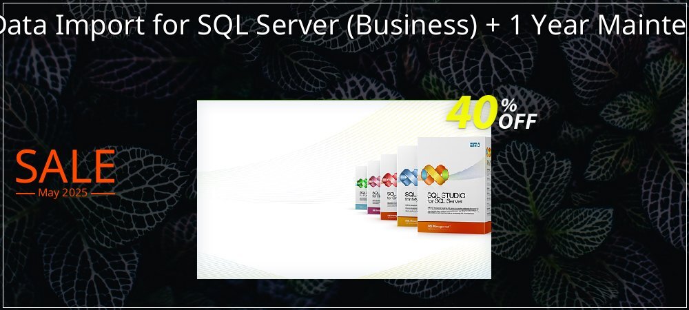 EMS Data Import for SQL Server - Business + 1 Year Maintenance coupon on Tell a Lie Day discount