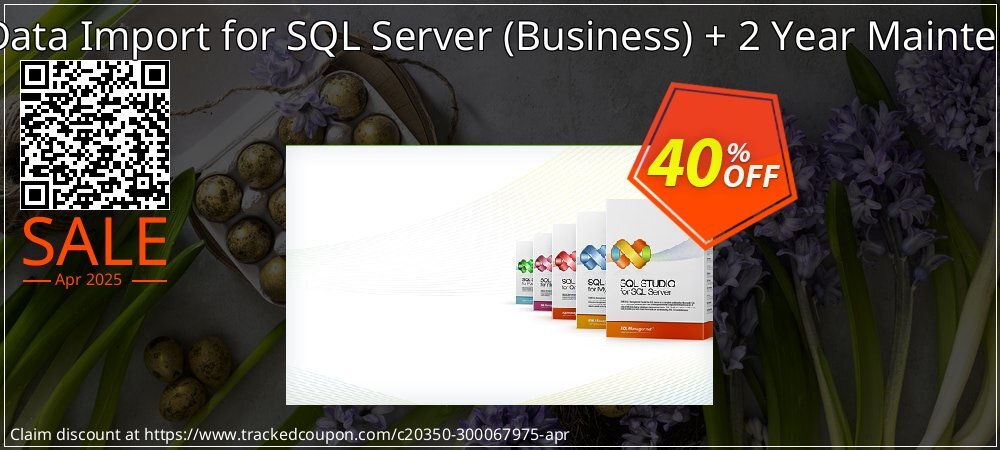 EMS Data Import for SQL Server - Business + 2 Year Maintenance coupon on National Walking Day offering discount