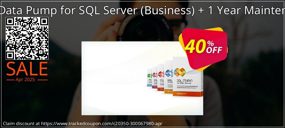 EMS Data Pump for SQL Server - Business + 1 Year Maintenance coupon on National Walking Day sales