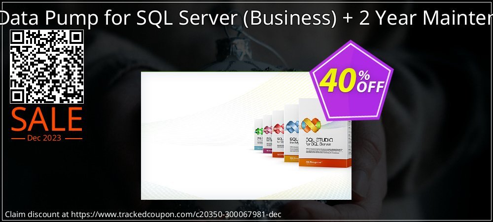 EMS Data Pump for SQL Server - Business + 2 Year Maintenance coupon on Happy New Year discounts