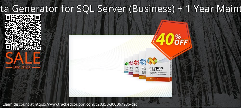 EMS Data Generator for SQL Server - Business + 1 Year Maintenance coupon on Programmers' Day discount