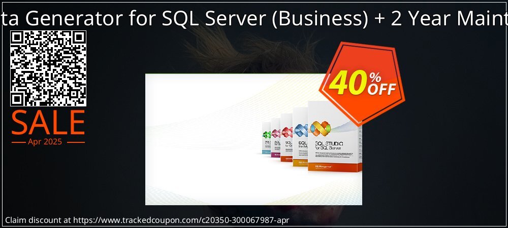 EMS Data Generator for SQL Server - Business + 2 Year Maintenance coupon on April Fools' Day discounts