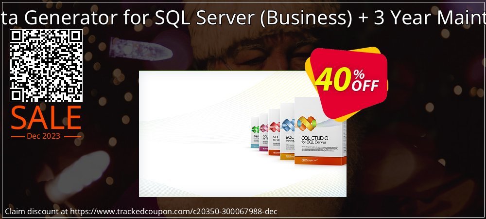 EMS Data Generator for SQL Server - Business + 3 Year Maintenance coupon on Happy New Year offering sales