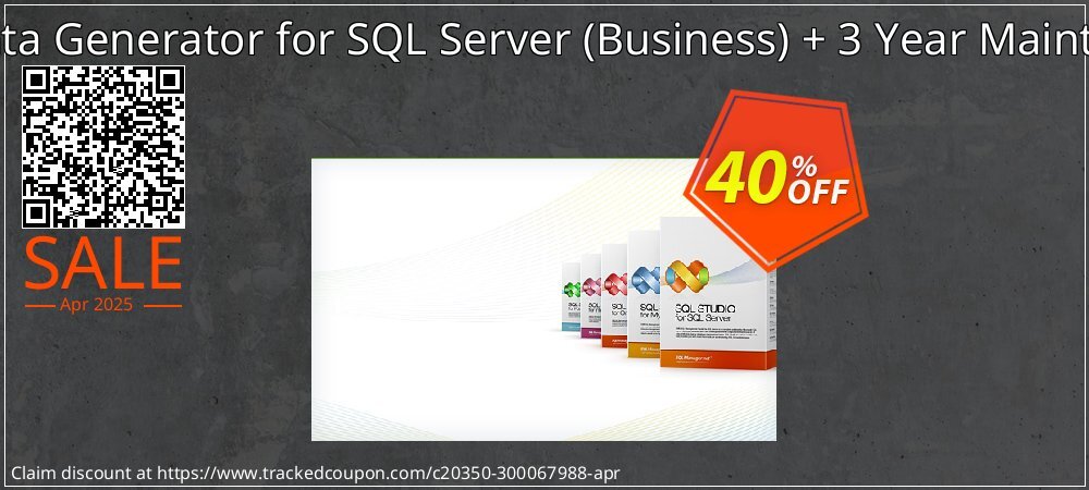 EMS Data Generator for SQL Server - Business + 3 Year Maintenance coupon on Easter Day promotions