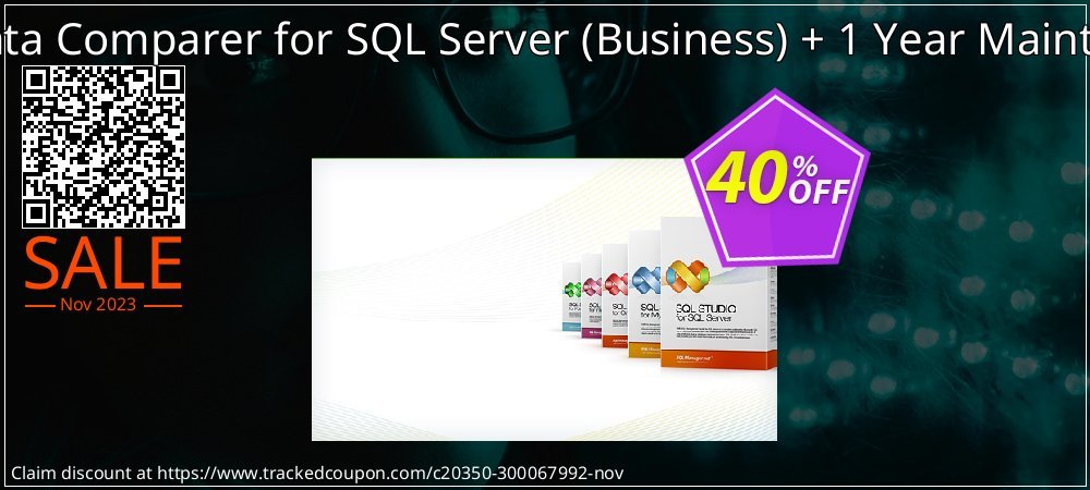 EMS Data Comparer for SQL Server - Business + 1 Year Maintenance coupon on World Wildlife Day offer