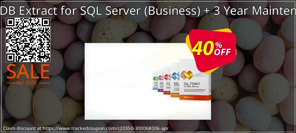 EMS DB Extract for SQL Server - Business + 3 Year Maintenance coupon on Palm Sunday discounts