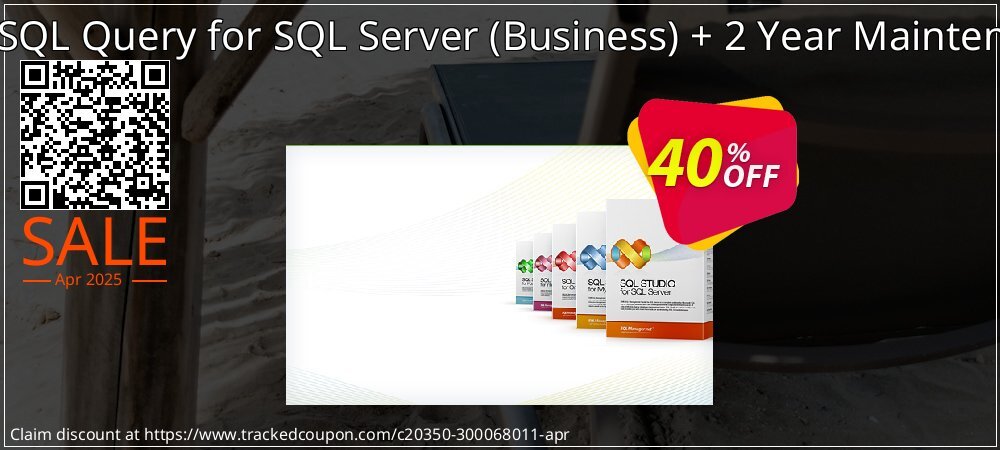 EMS SQL Query for SQL Server - Business + 2 Year Maintenance coupon on World Party Day offering discount