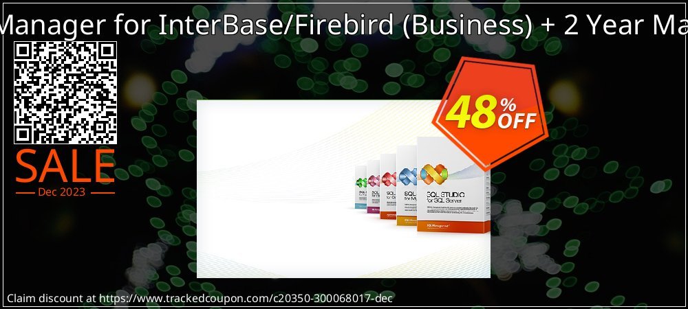EMS SQL Manager for InterBase/Firebird - Business + 2 Year Maintenance coupon on April Fools Day sales