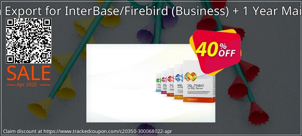 EMS Data Export for InterBase/Firebird - Business + 1 Year Maintenance coupon on April Fools' Day super sale