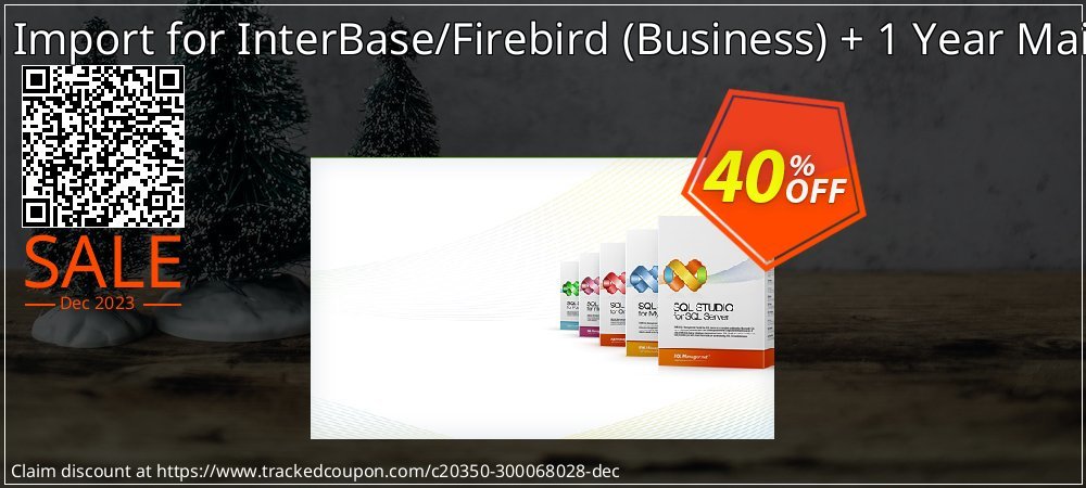 EMS Data Import for InterBase/Firebird - Business + 1 Year Maintenance coupon on Programmers' Day sales