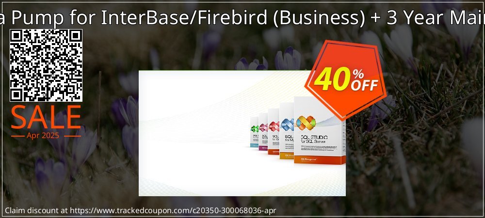 EMS Data Pump for InterBase/Firebird - Business + 3 Year Maintenance coupon on World Party Day offer