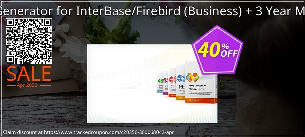 EMS Data Generator for InterBase/Firebird - Business + 3 Year Maintenance coupon on April Fools' Day promotions