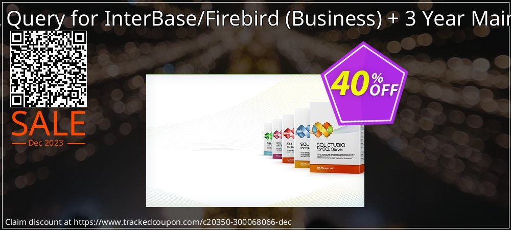EMS SQL Query for InterBase/Firebird - Business + 3 Year Maintenance coupon on Palm Sunday offering discount