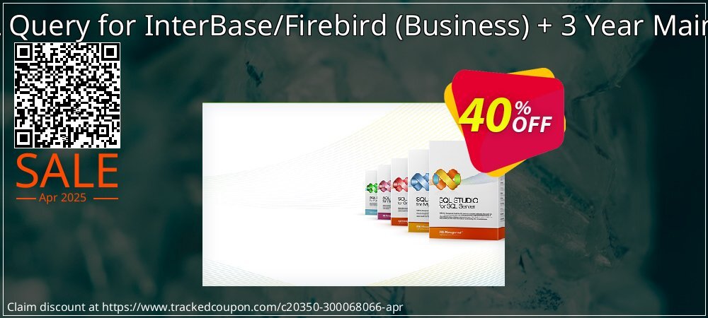 EMS SQL Query for InterBase/Firebird - Business + 3 Year Maintenance coupon on Palm Sunday offering discount