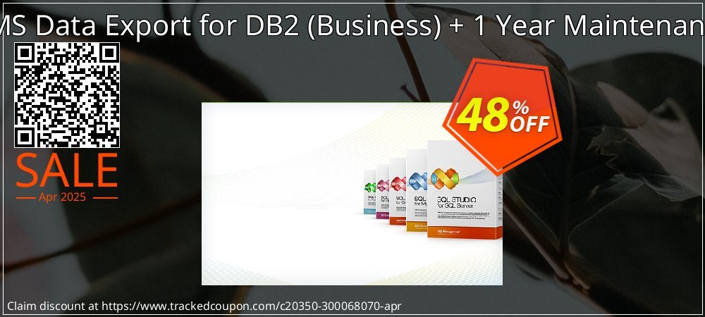 EMS Data Export for DB2 - Business + 1 Year Maintenance coupon on National Walking Day sales