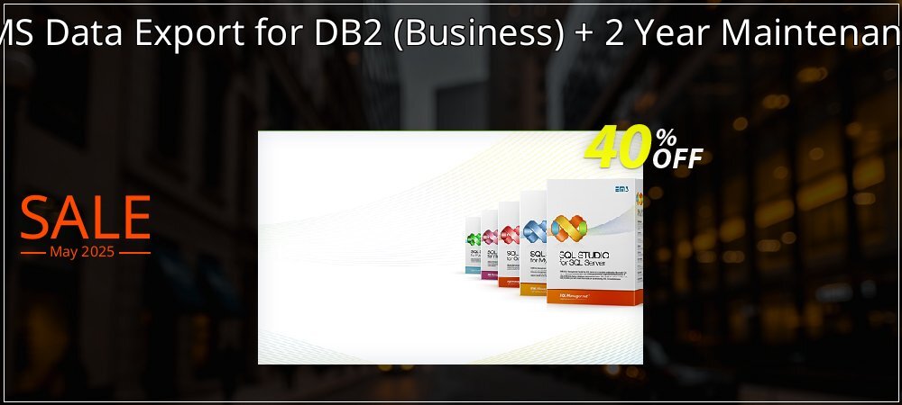 EMS Data Export for DB2 - Business + 2 Year Maintenance coupon on World Party Day deals