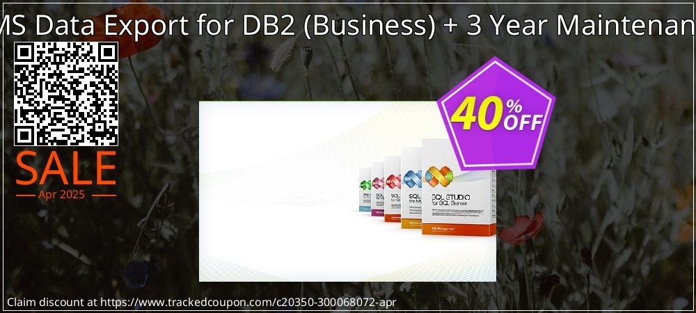 EMS Data Export for DB2 - Business + 3 Year Maintenance coupon on April Fools' Day offer