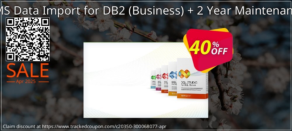 EMS Data Import for DB2 - Business + 2 Year Maintenance coupon on April Fools' Day discounts