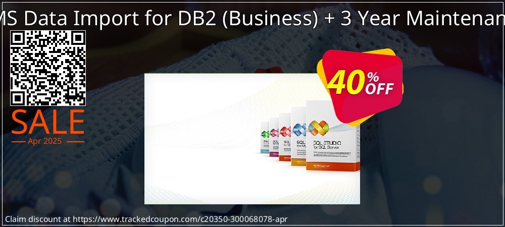 EMS Data Import for DB2 - Business + 3 Year Maintenance coupon on Easter Day promotions