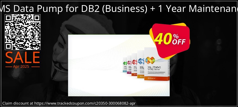 EMS Data Pump for DB2 - Business + 1 Year Maintenance coupon on April Fools' Day discount