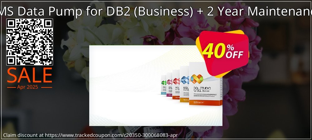 EMS Data Pump for DB2 - Business + 2 Year Maintenance coupon on Easter Day offering discount