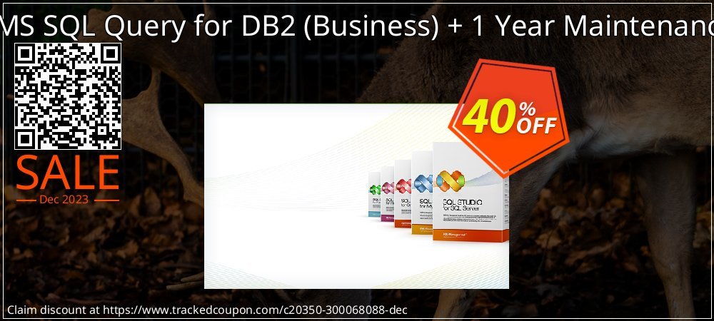EMS SQL Query for DB2 - Business + 1 Year Maintenance coupon on Virtual Vacation Day promotions