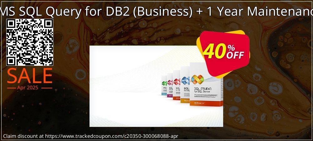 EMS SQL Query for DB2 - Business + 1 Year Maintenance coupon on Easter Day sales