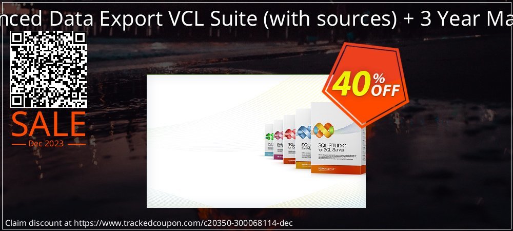 EMS Advanced Data Export VCL Suite - with sources + 3 Year Maintenance coupon on World Oceans Day deals