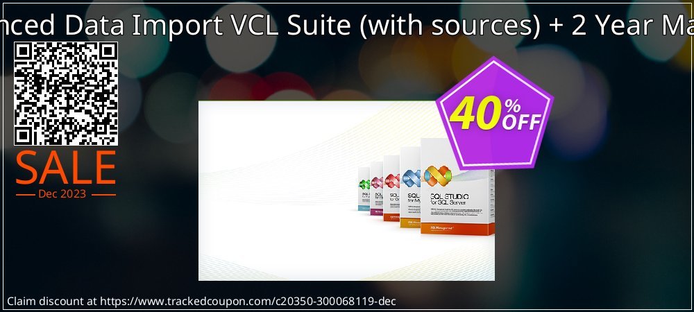 EMS Advanced Data Import VCL Suite - with sources + 2 Year Maintenance coupon on Summer super sale
