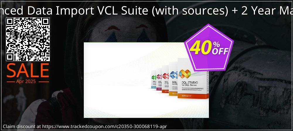 EMS Advanced Data Import VCL Suite - with sources + 2 Year Maintenance coupon on Tell a Lie Day offering discount