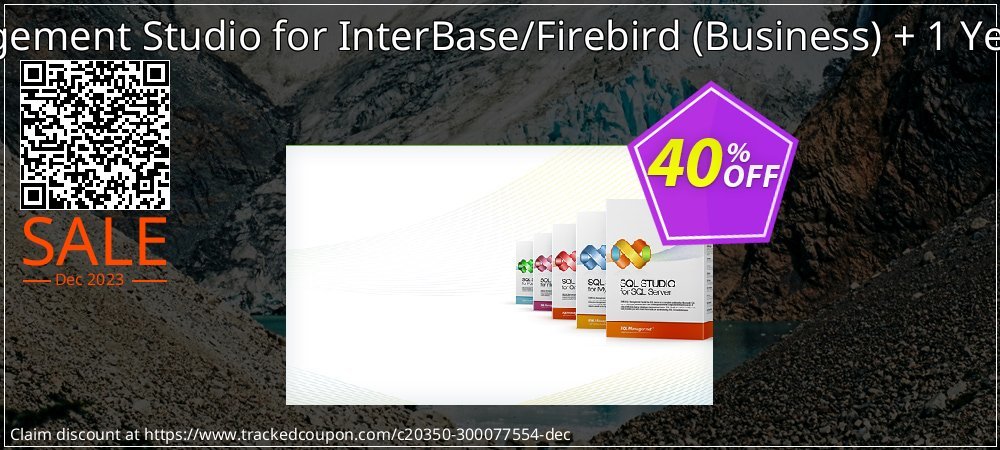 EMS SQL Management Studio for InterBase/Firebird - Business + 1 Year Maintenance coupon on Macintosh Computer Day offering discount