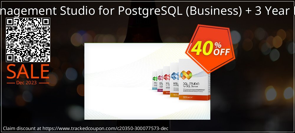 EMS SQL Management Studio for PostgreSQL - Business + 3 Year Maintenance coupon on Mario Day discounts