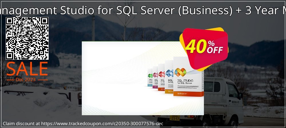 EMS SQL Management Studio for SQL Server - Business + 3 Year Maintenance coupon on Palm Sunday deals