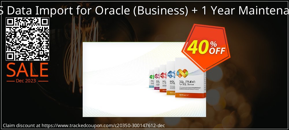 EMS Data Import for Oracle - Business + 1 Year Maintenance coupon on Hug Holiday offer