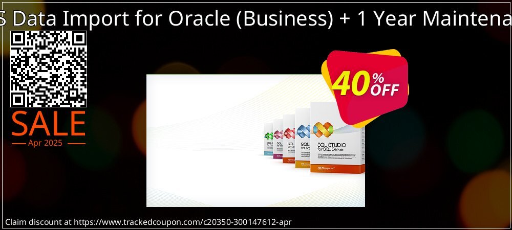 EMS Data Import for Oracle - Business + 1 Year Maintenance coupon on April Fools' Day sales