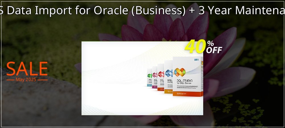 EMS Data Import for Oracle - Business + 3 Year Maintenance coupon on Tell a Lie Day offer