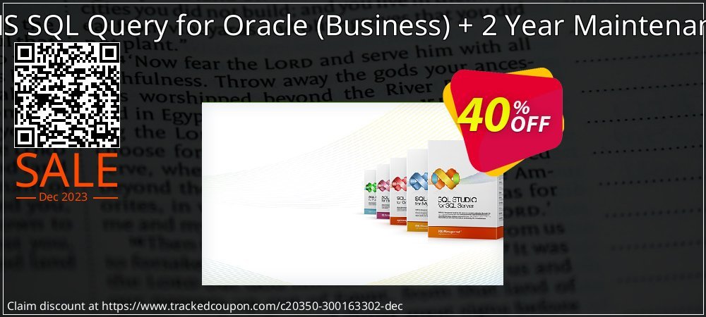 EMS SQL Query for Oracle - Business + 2 Year Maintenance coupon on April Fools Day offer