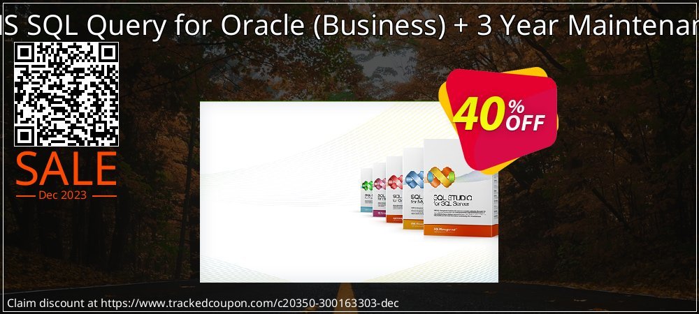 EMS SQL Query for Oracle - Business + 3 Year Maintenance coupon on Valentine offer