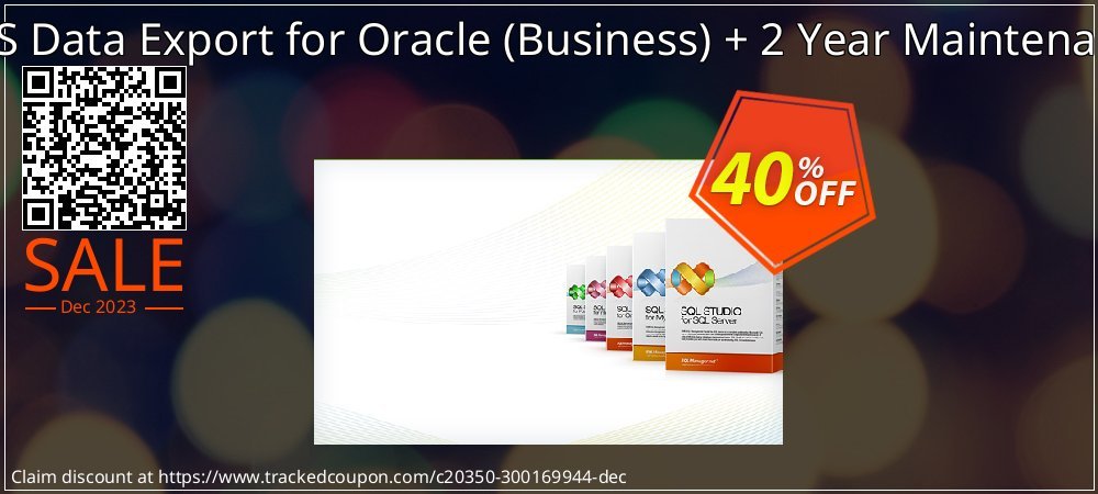 EMS Data Export for Oracle - Business + 2 Year Maintenance coupon on Martin Luther King Day sales