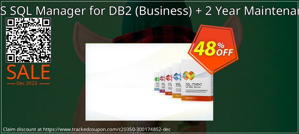 EMS SQL Manager for DB2 - Business + 2 Year Maintenance coupon on April Fools Day offering sales