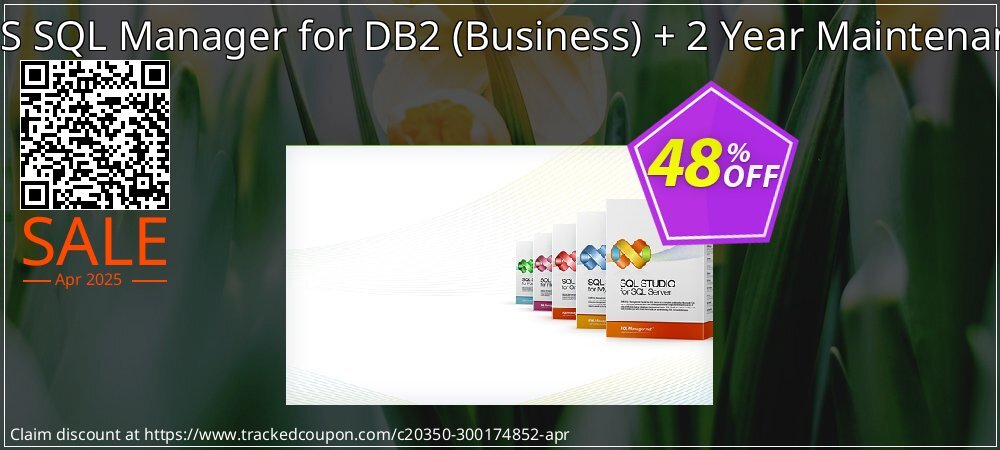 EMS SQL Manager for DB2 - Business + 2 Year Maintenance coupon on April Fools' Day super sale