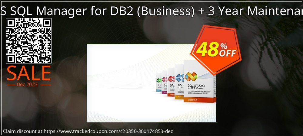 EMS SQL Manager for DB2 - Business + 3 Year Maintenance coupon on Virtual Vacation Day super sale