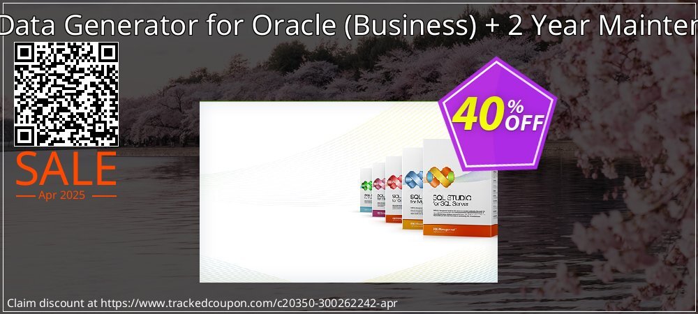 EMS Data Generator for Oracle - Business + 2 Year Maintenance coupon on April Fools' Day super sale