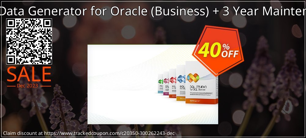 EMS Data Generator for Oracle - Business + 3 Year Maintenance coupon on Programmers' Day offering discount