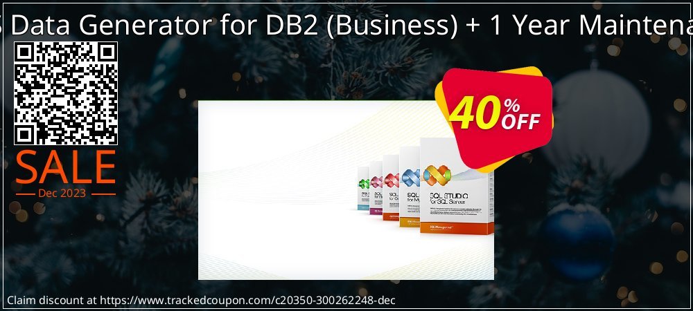 EMS Data Generator for DB2 - Business + 1 Year Maintenance coupon on New Year's Weekend sales